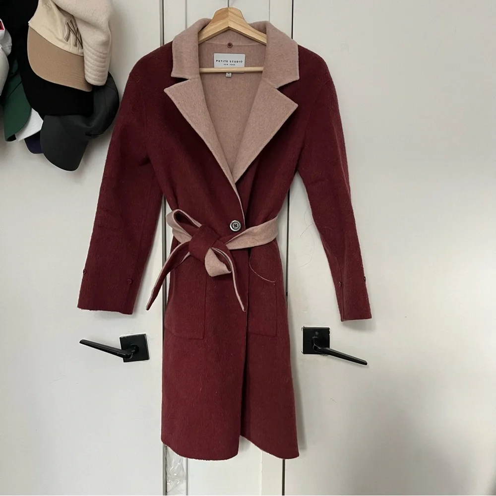 100% Wool Fully Reversible Coat - Picture 3 of 5